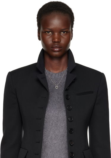 Halsband FERRAGAMO Ferragamo Gancio Pendant Necklace Metallisk | 696659, 1