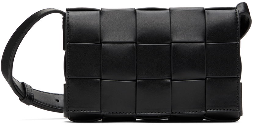 Handväska Bottega Veneta Bottega Veneta Small Cassette Bag Svart | 739351 VB1K0