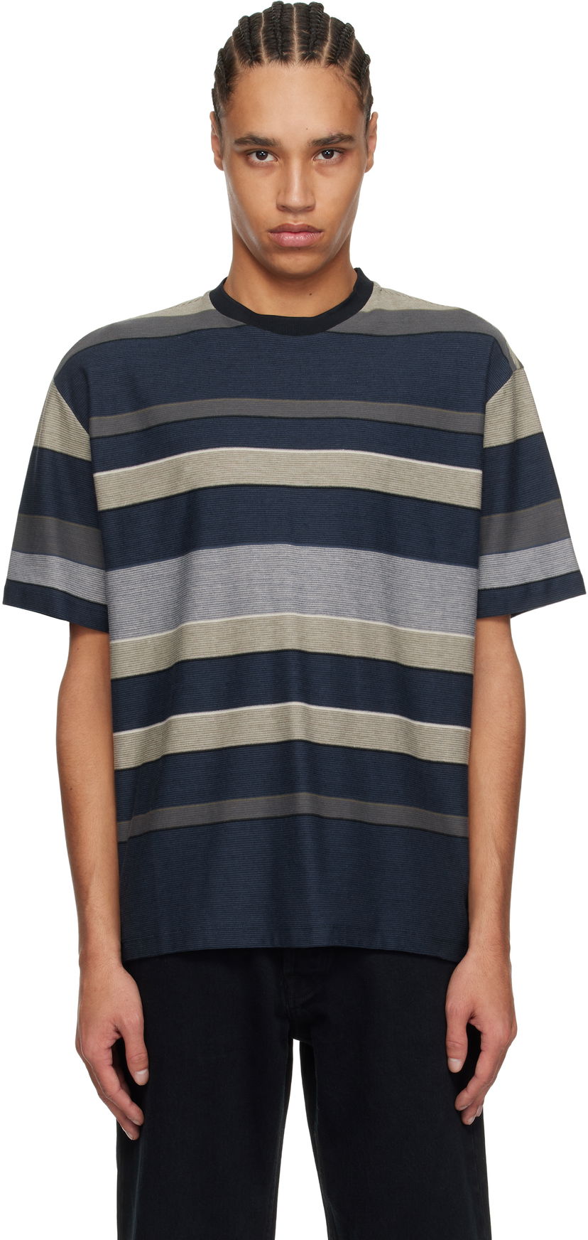T-shirt Paul Smith Paul Smith Striped T-Shirt Flerfärgad | M1R-110Y-P02605-34