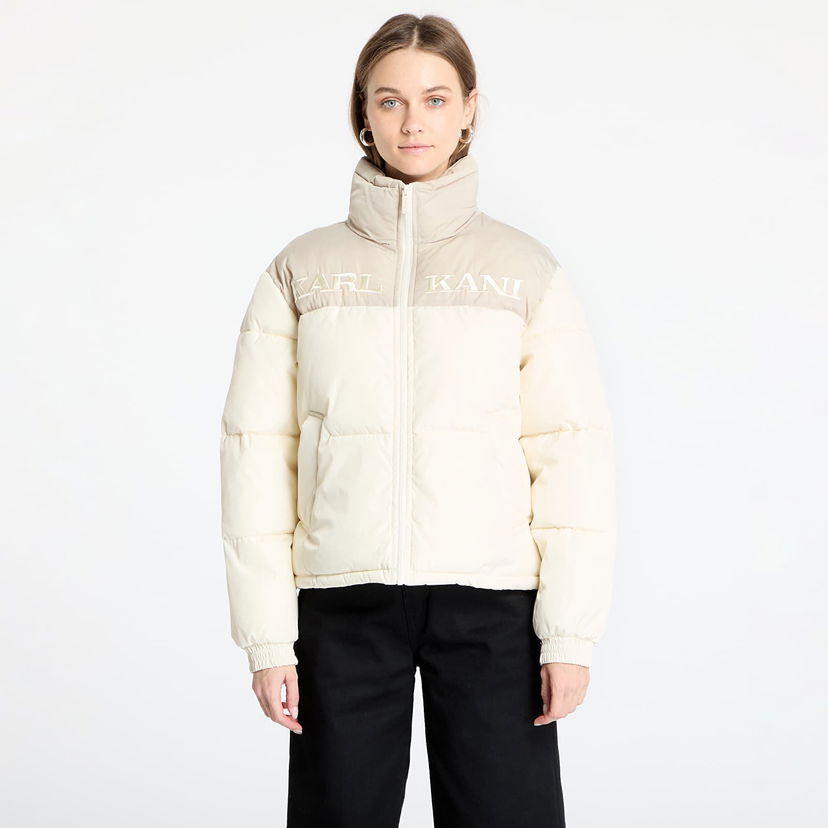 Pufferjacka Karl Kani Retro Essential Puffer Jacket Beige | 61760016