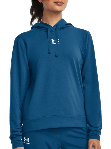 Sweatshirt Under Armour Rival Terry Hoodie Blå | 1369855-426