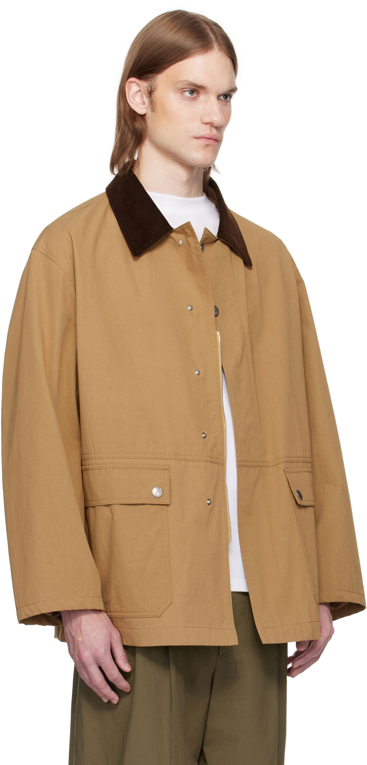 Parkas The Row The Row Frank Chore Jacket Beige | 618-W3562, 1