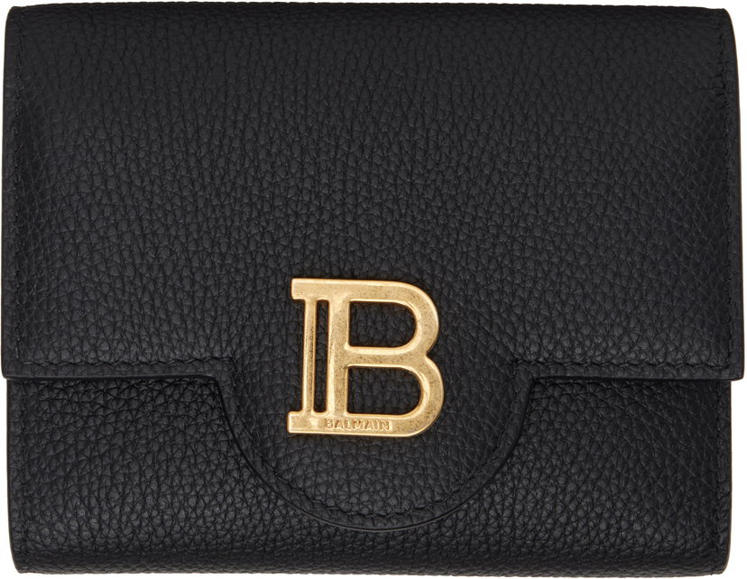 Plånbok Balmain Balmain B-Buzz Trifold Wallet Svart | EM1NK075LPOS