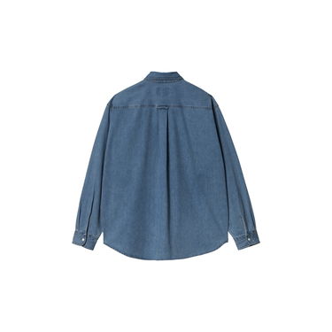 Skjorta Carhartt WIP Carhartt WIP Lucas Long Sleeve Denim Shirt Blå | I034525_9, 3
