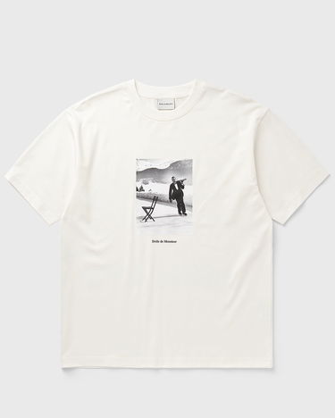 T-shirt Drôle de Monsieur Ice Skating Waiter T-Shirt Vit | I-TS266-CO195-OW, 1