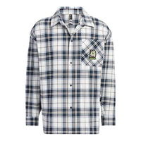 Detachable Sleeve Plaid Shirt