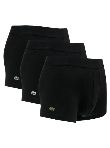 Boxare Lacoste Casual Cotton Stretch Boxer Svart | 5H3407 031