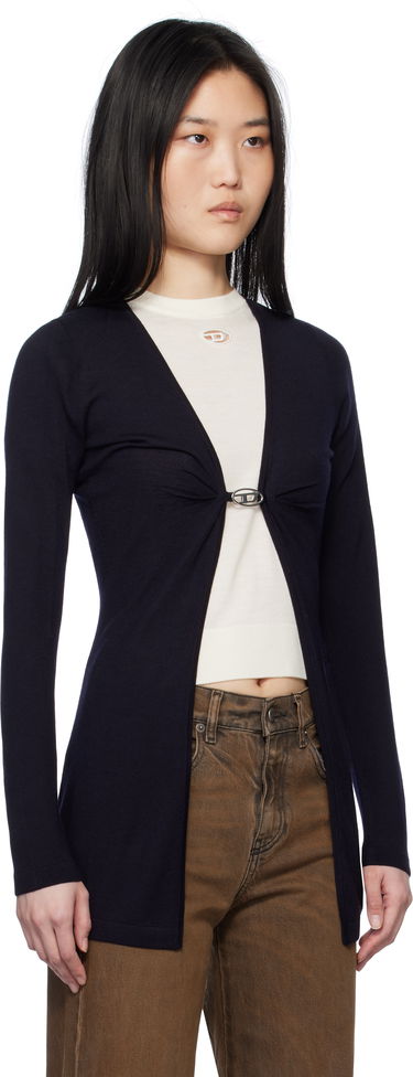 Sweater Diesel Diesel M-Pierry-Long Knit Cardigan Mörkblå | A17452 0JQAB, 1