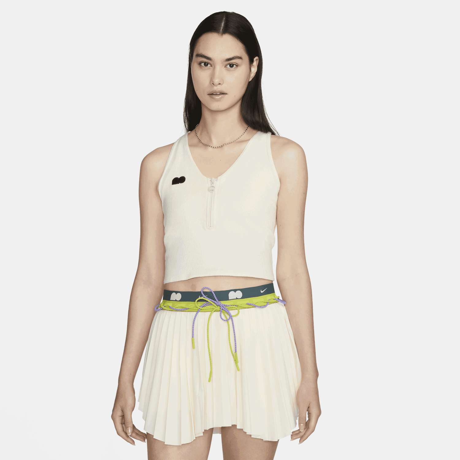 Crop top Nike Naomi Osaka Crop Top Vit | DX1812-113, 0