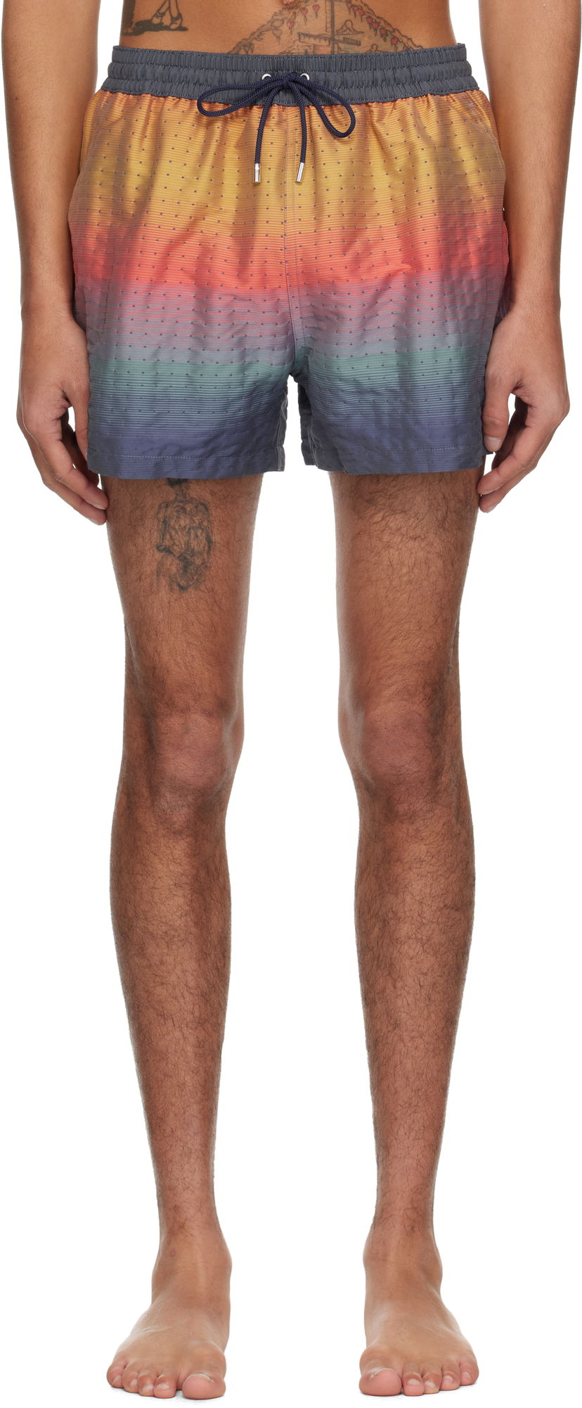 Badkläder Paul Smith Paul Smith Artist Stripe Swim Shorts Flerfärgad | M1A-239B-P41570-96