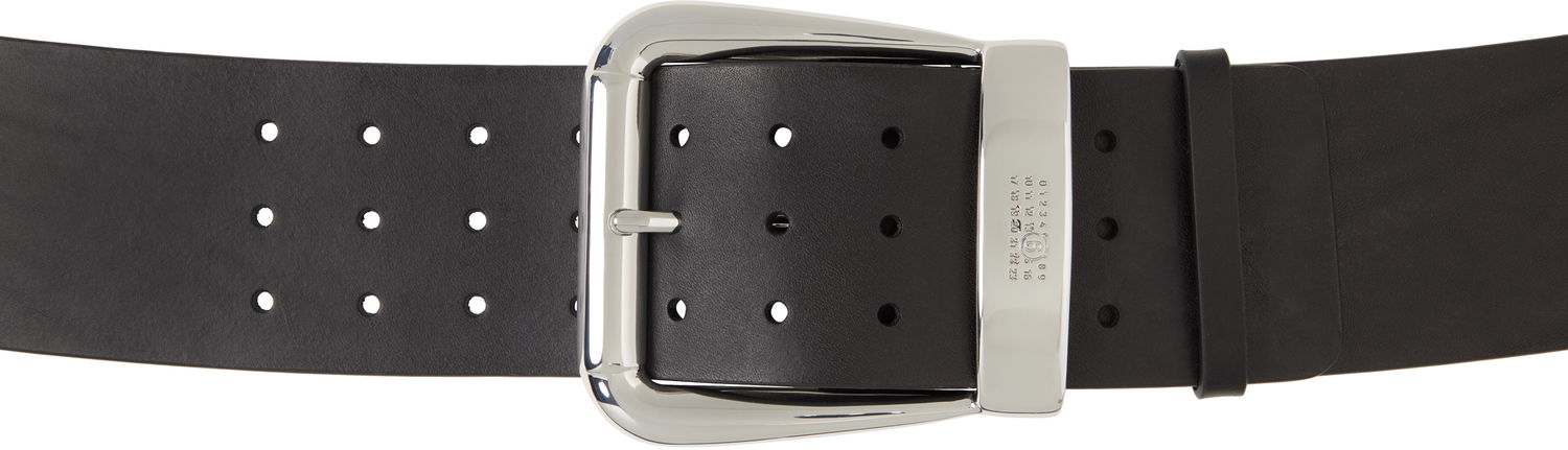 Bälten Maison Margiela MM6 Maison Margiela Buckle Belt Svart | SA6TP0023 P8397, 0