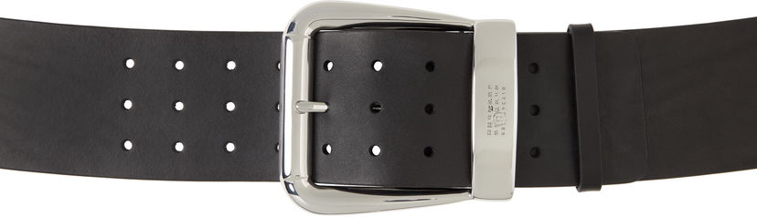 Bälten Maison Margiela MM6 Maison Margiela Buckle Belt Svart | SA6TP0023 P8397