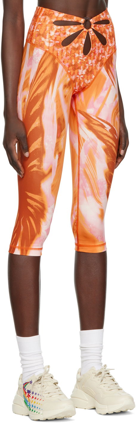 Damasker Collina Strada Collina Strada Sport Cutout Leggings Orange | XX6404, 1