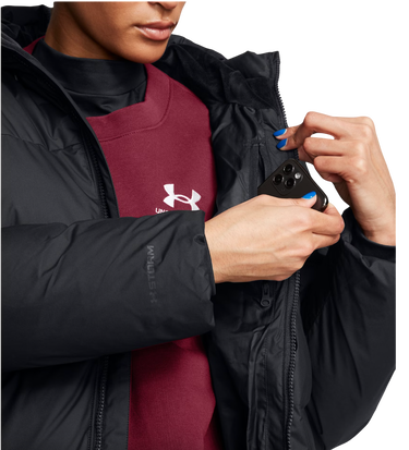 Pufferjacka Under Armour Women's Puffer Parka Svart | 1384649-001, 2