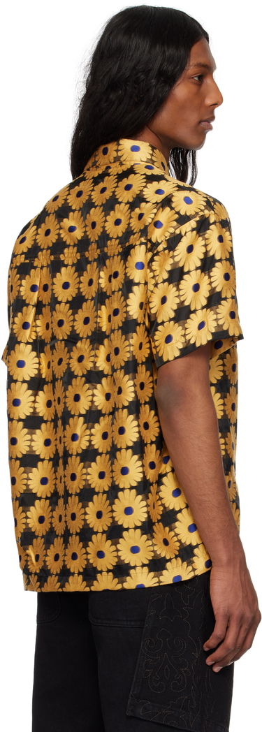 Skjorta Andersson Bell Andersson Bell Sheer Flower Shirt Gul | atb1278m, 2