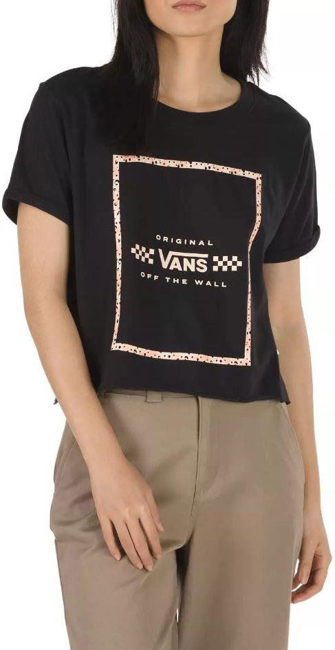 T-shirt Vans WM LEILA TEE T-Shirt Svart | vn0a4cwxblk1