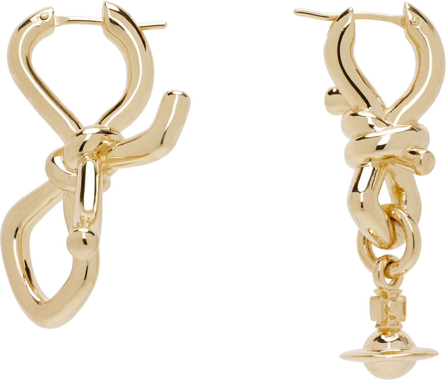 Örhängen Vivienne Westwood Vivienne Westwood Sage Knot Earrings Metallisk | 6202016U-02R001-, 0