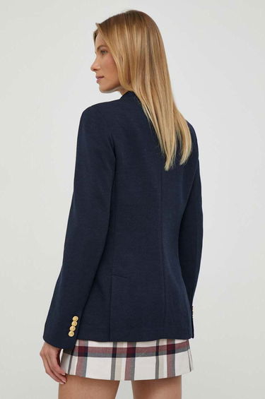 Jacka Polo by Ralph Lauren Double-Breasted Wool-Blend Blazer Mörkblå | 211910134, 2