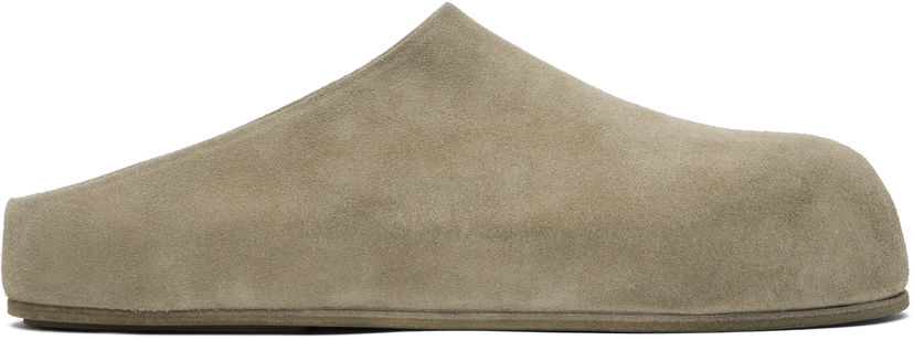 Tillbehör Marsèll Marsèll Grande Suede Mules Beige | MM4637 P024201