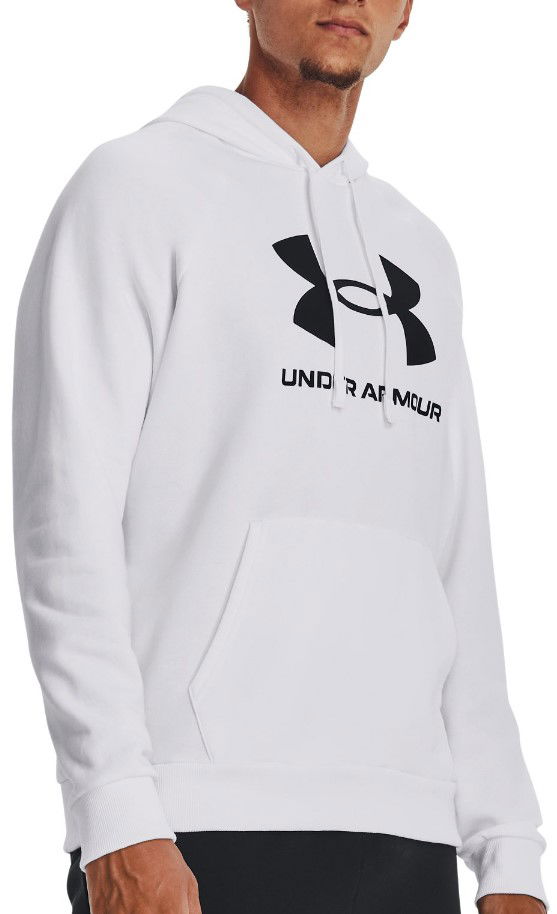 Sweatshirt Under Armour Rival Fleece Vit | 1379758-100, 0