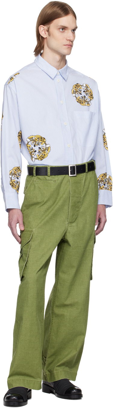 Skjorta KENZO Kenzo Paris VERDY Edition Oversized Shirt Blå | FF55CH5039A5, 4