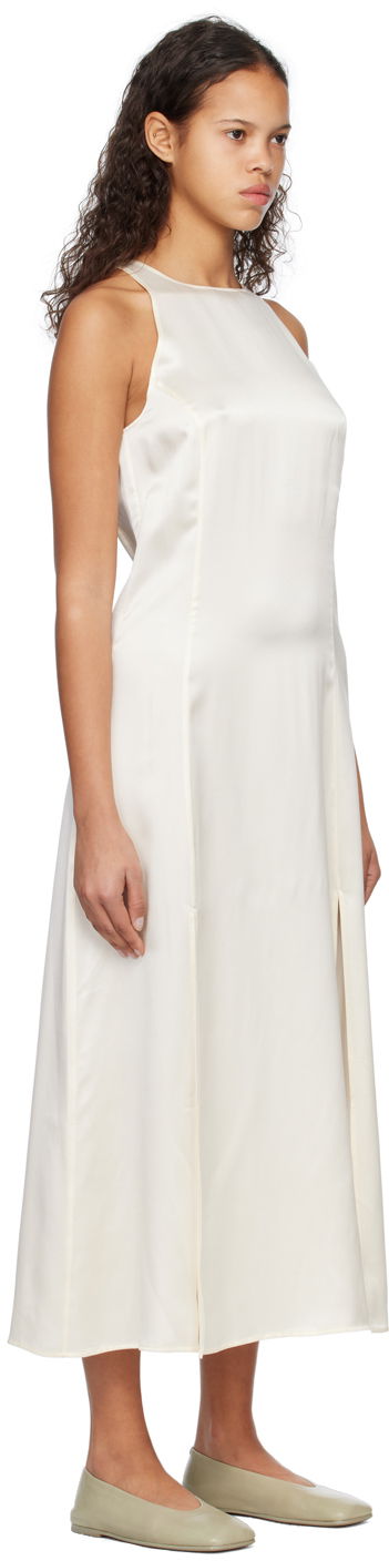 Klä Loulou de Saison Loulou de Saison Mina Midi Dress Vit | MINA, 1