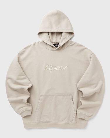 Sweatshirt Represent Clo Represent Script Logo Hoodie Beige | MLM100028-25, 0