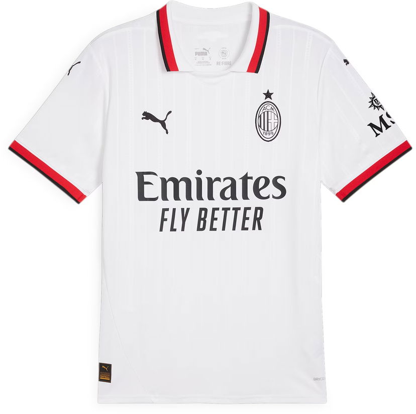 Jersey Puma AC Milan Away Jersey Replica 2024/25 Vit | 775015-02