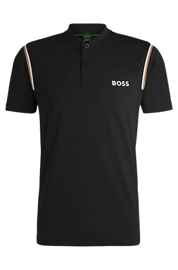 Polotröja BOSS BOSS Active Polo Shirt with Moisture Control Svart | 50534347