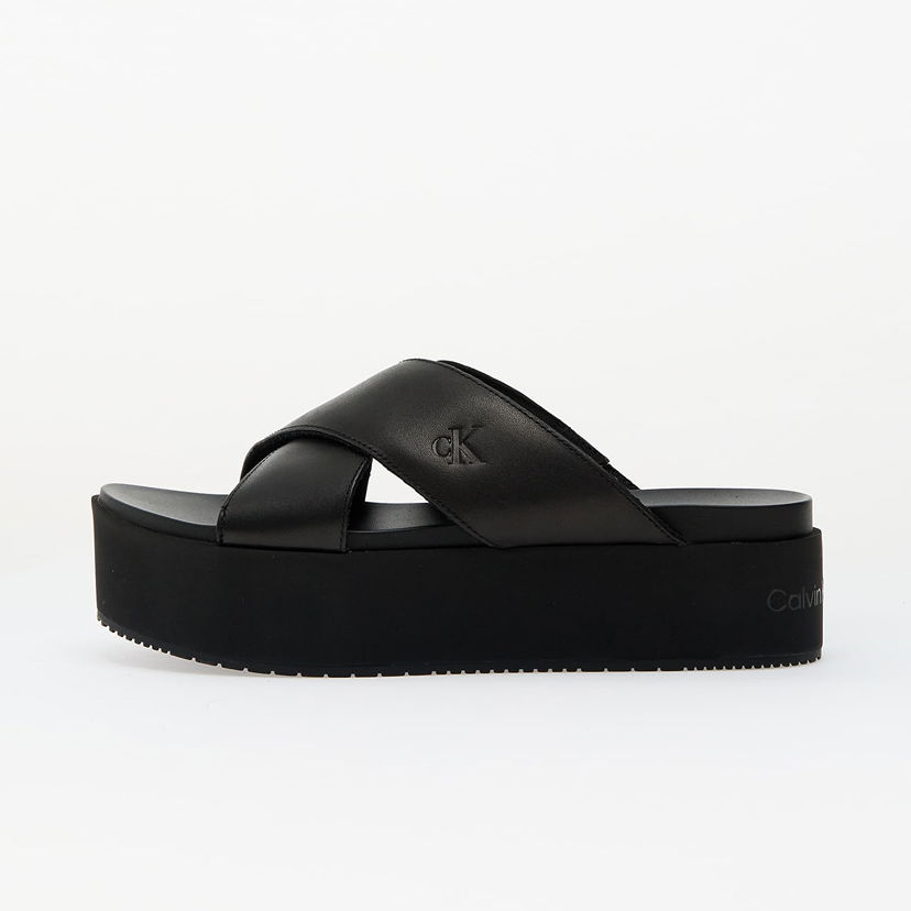 Sneakers och skor CALVIN KLEIN Jeans Flatform Cross Mg Uc Black Svart | YW0YW01349 0GT