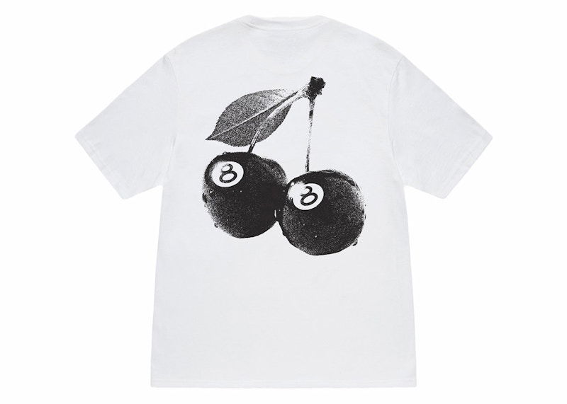 T-shirt Stüssy Cherries Graphic T-Shirt Vit | 1905066