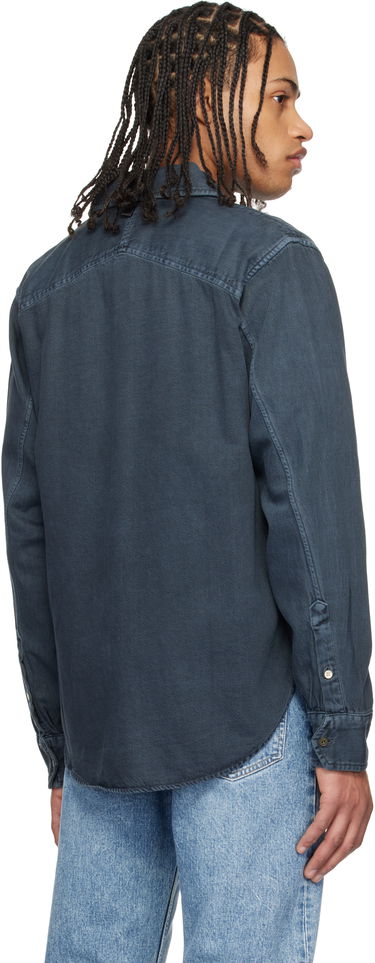 Skjorta rag & bone rag & bone Featherweight Denim Shirt Blå | MED24S0004ZDMI, 2