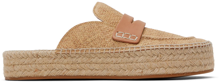 Kläder JW Anderson JW Anderson Espadrille Platform Loafers Beige | ANM42505A, 0
