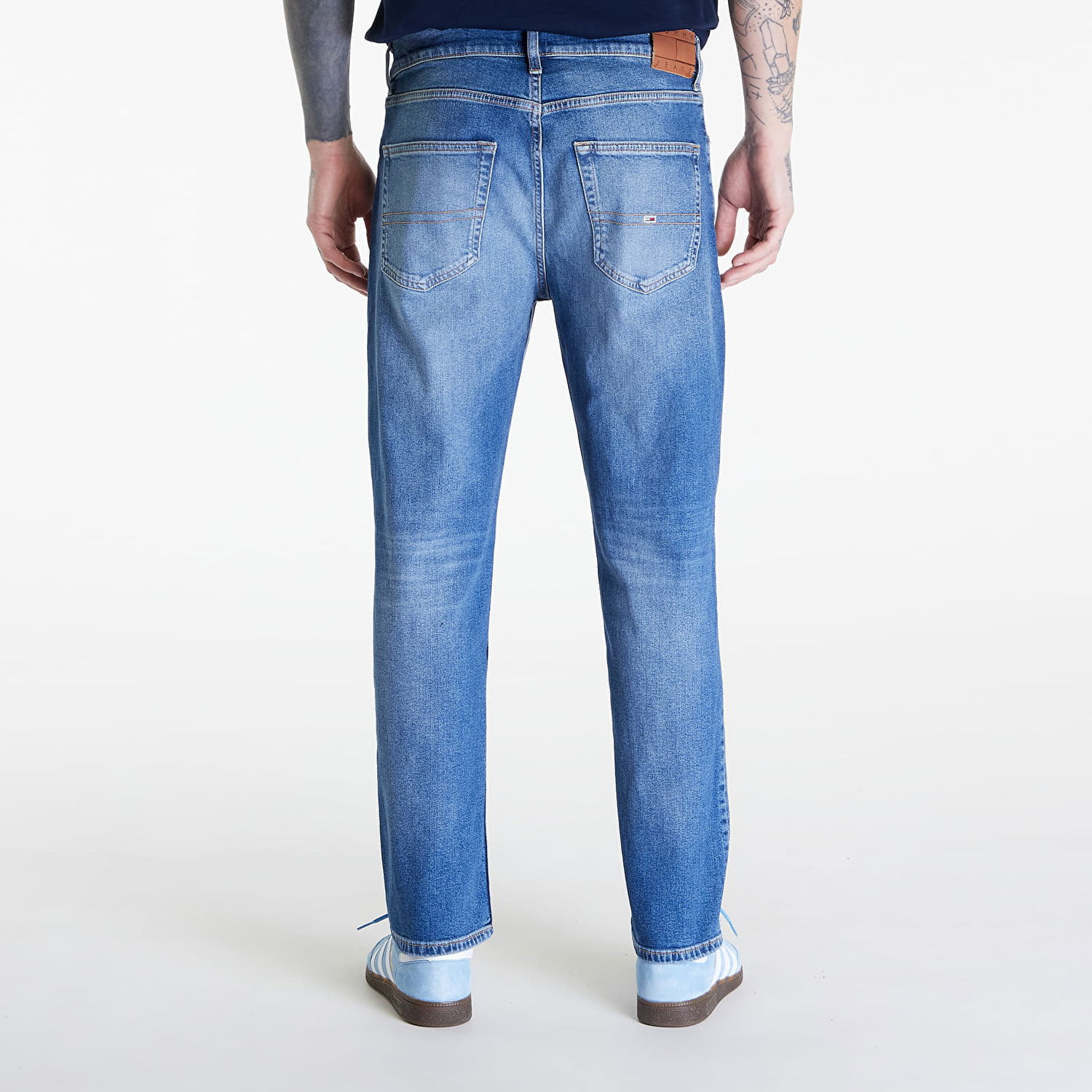 Jeans Tommy Hilfiger Dad Jean Regular Tapered B Denim Blå | DM0DM18765 1BK, 1
