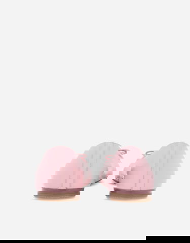 Sneakers och skor Dolce & Gabbana Patent Leather Ballet Flats With Metal Dg Logo Rosa | D11141A132880416, 3