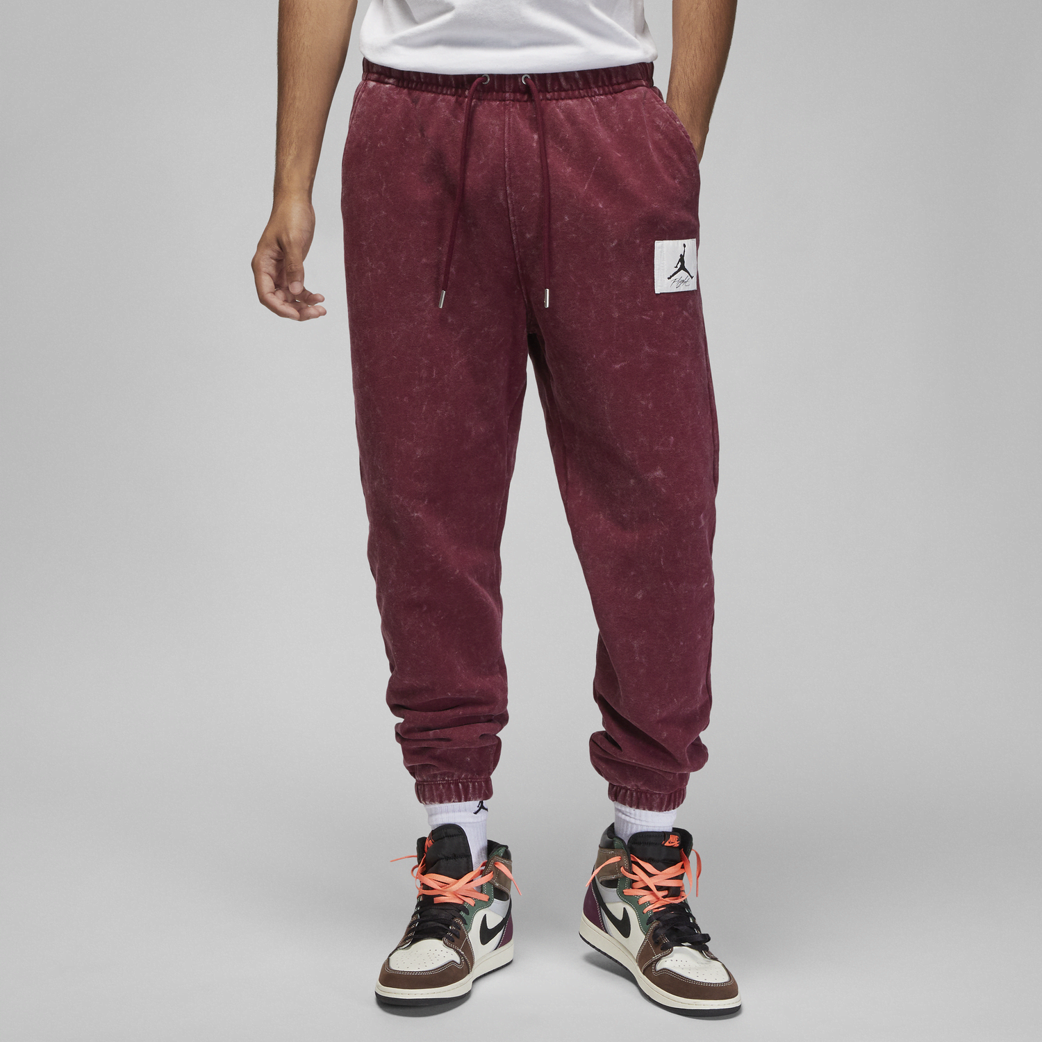 Träningsbyxor Jordan Jordan Essentials Statement Fleece Pants Bourgogne | DR3089-680, 0