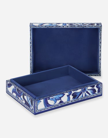 Heminredning Dolce & Gabbana Dolce & Gabbana Large Decorated Plexiglass Box Onesize Blå | TCC201TCAMYUB008, 3