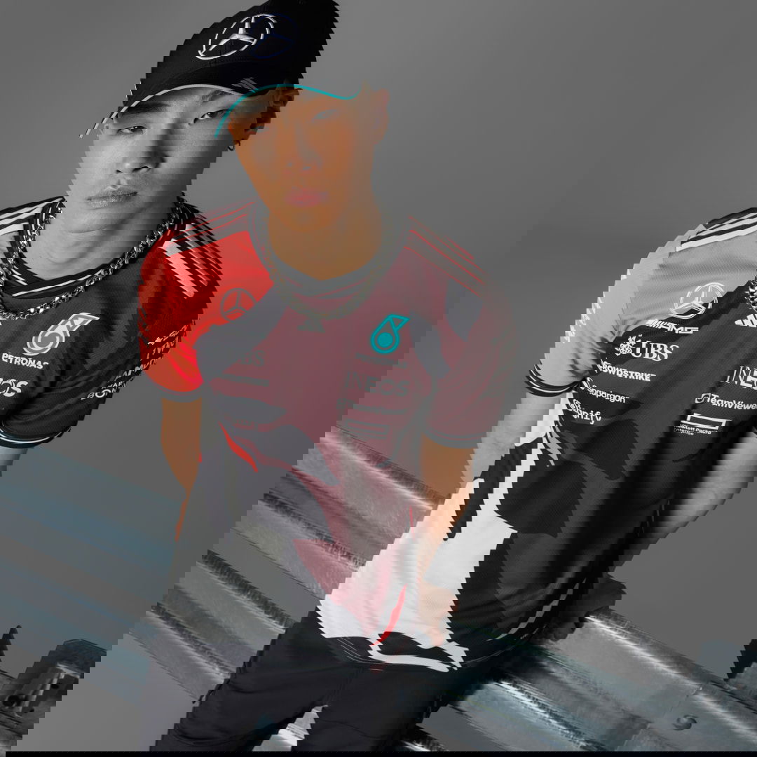 T-shirt adidas Performance Mercedes-AMG Petronas Formula One Team Authentic Summer Pack Driver T-Shirt Flerfärgad | JZ6203, 0