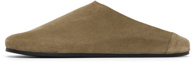 Sneakers och skor The Row The Row Hudson Suede Slide Loafers Grön | F1705-L302, 2