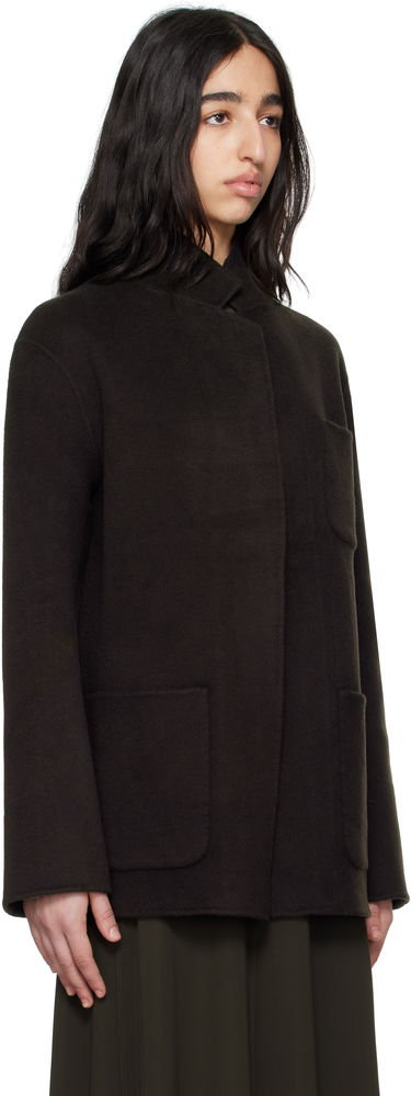 Jacka TOTEME TOTEME Patch Pocket Jacket Grå | 242-WRO1613-FB0006, 4