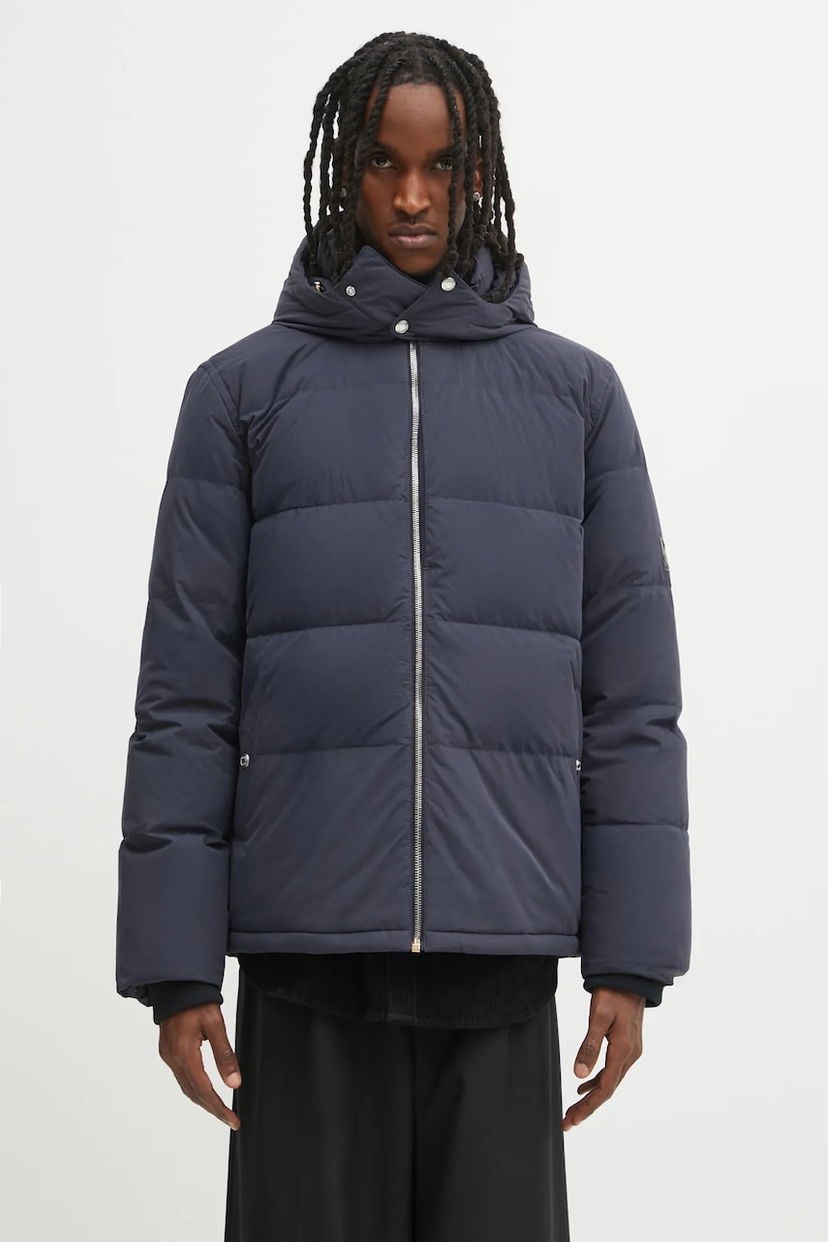 Pufferjacka Paul Smith Paul Smith Hooded Puffer Jacket Mörkblå | M1R.649Z.T02806
