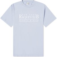 T-shirt Sporty & Rich NY Racquet Club T-Shirt Blå | TSAW2368PW, 2