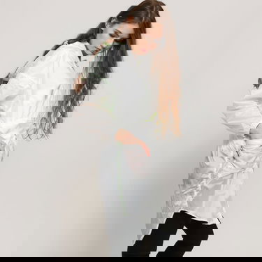 Parkas Urban Classics Transparent Light Parka Vit | TB3422 white, 2