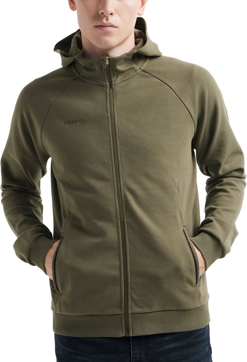 Sweatshirt Craft CORE SOUL Full Zip Hooded Sweatshirt Grön | 1910620-664000
