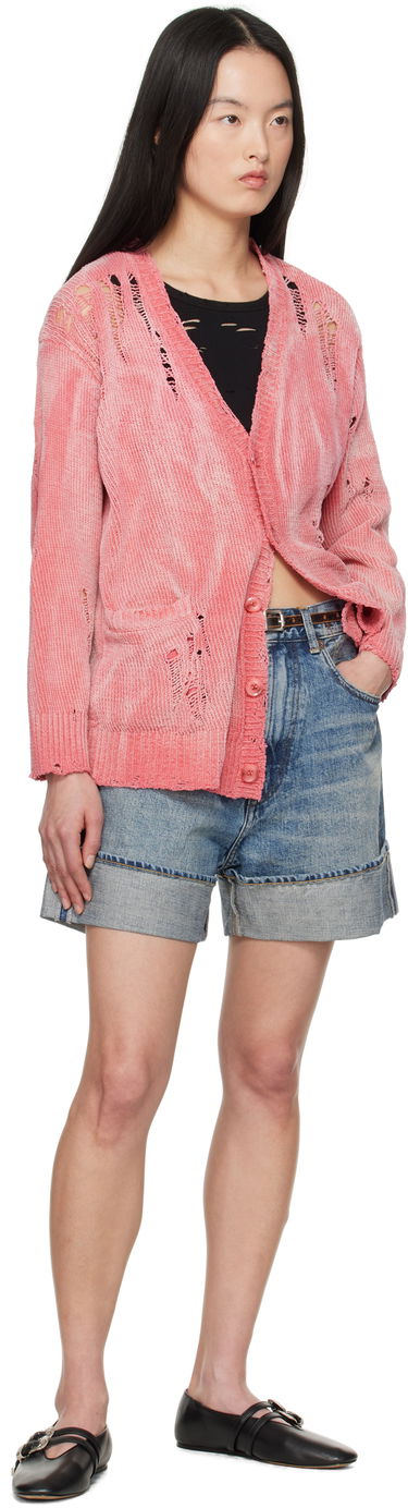 Shorts R13 R13 Nina Denim Shorts Blå | R13WD110-D213A, 3