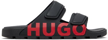 Sneakers och skor BOSS Hugo Double-Touch Closure Logo Sandals Svart | 50542042, 0