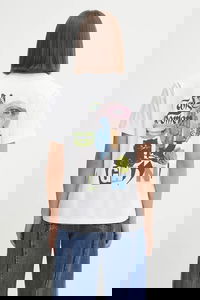 GANNI Basic Jersey Collage Relaxed T-Shirt