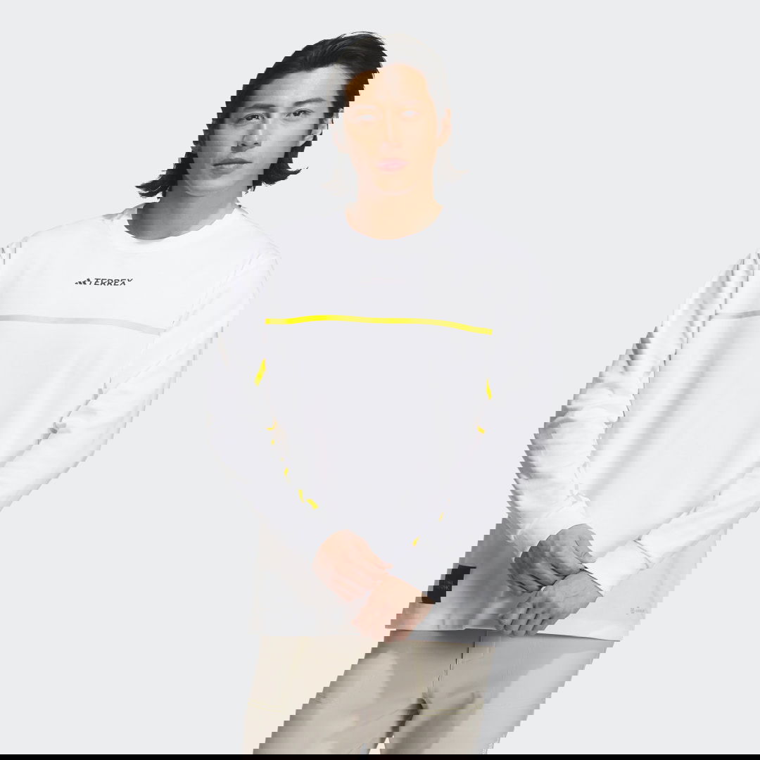 T-shirt adidas Performance National Geographic Long Sleeve Tech Vit | IL8976, 1