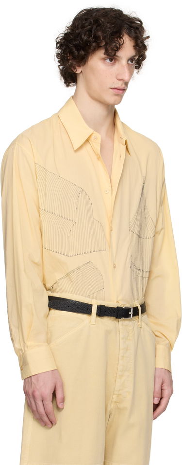 Skjorta LEMAIRE Lemaire Philippe Weisbecker Relaxed Shirt Gul | SH1164 LF1389, 1