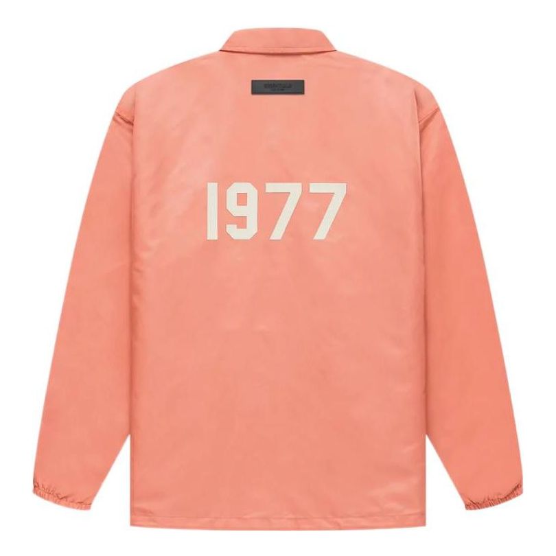 Vindjacka Fear of God Essentials 1977 Nylon Coaches Jacket Rosa | FOG-FW22-175